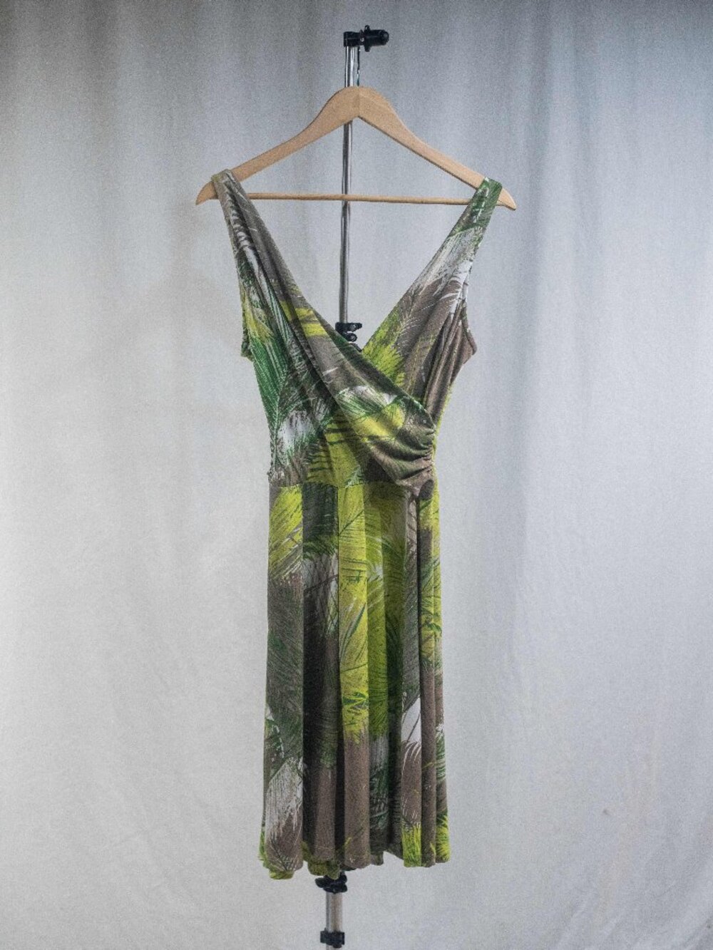 Tori Richard Palm Leaf Resort Wear Dress